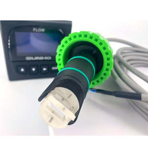 Línea de tubería ± 1% FS Salida de pulso IP65 DN100 4 pulgadas Material PP Inserción Insertable Instalación de tubería Sensor de flujo de rueda de paleta - Product Image 5