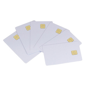 Offerta calda fornitura One-Stop componenti elettronici contatto Pvc bianco vuoto SLE4442/5542 Chip Smart Java Card con banda magnetica - Product Image 2