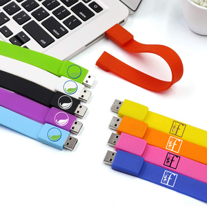 腕带七彩设计定制标志USB 2.0 3.0 u盘16gb笔拇指驱动器打火机形u盘 - Product Image 3