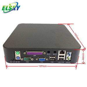 Mini pc linux Intel Celeron 1037U 1.8GHz LPT PS/2ギガビットLANWIFIポータブルデスクトップコンピューター (DC 12V) - Product Image 3