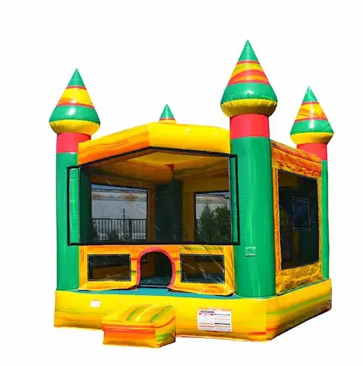 Fiesta commerciale 13x13 pieds, maison gonflable gonflable de rebond, château de saut de fête personnalisé pour fête d'enfants