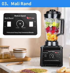 2 in 1 9500W 4L Powerful Silver Crest Home Blender and Smoothie Maker <strong>Good</strong> Quality Professional Controls Knob Household <strong>Mixer</strong>