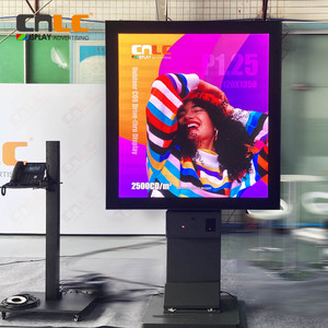 High Contrast COB <strong>LED</strong> Totem with P1.25 COB <strong>LED</strong> Display Panel for Drive-Thru Order System Outdoor Application - Product Image 1