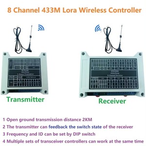 RTTXA08 RTRXA08 8 Kanäle 433M Bidirektion aler IO-Controller Punkt-zu-Punkt-Rückkopplung Drahtloses Switch-Relais modul - Product Image 3