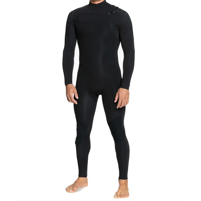 ชุดว่ายน้ำนีโอพรีนสำหรับผู้ชายชุดดำน้ำ3/2ชุดดำน้ำแบบซิปหน้าอกชุดดำน้ำแบบปรับแต่งได้