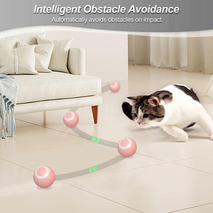 Juguetes interactivos de fábrica para gatos, juguete de hierba gatera automóvil para gatos, pelota eléctrica para perros, pelota rodante automática, juguetes inteligentes para gatos - Product Image 2