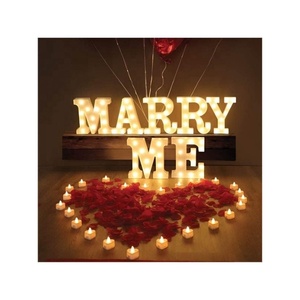 Proposal Decorations Kit <strong>Marry</strong> Me Light up Letters 3d Letter