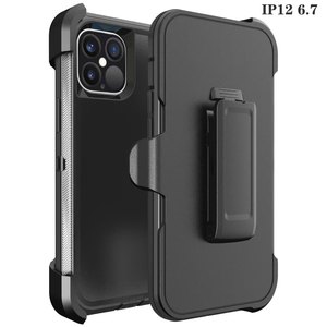 For IPhone16 PC TPU Triple-proof Robot Mobile Phone Case with Anti-drop Belt and Back Clip Mobile Phone Protective <strong>Cover</strong> - Product Image 5