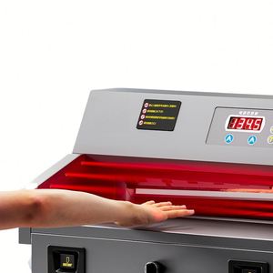 Tam otomatik sıvı kristal ekran elektrikli CNC Powered kağıt kesici ofis binası ofis için kullanın, yayınevi - Product Image 4