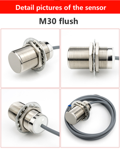 高精度産業用M30フラッシュ非フラッシュアナログ電流出力通常オープン誘導近接スイッチセンサー - Product Image 5