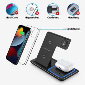 3in1 Smart Wireless Charger Holder Folding <strong>Lamp</strong> Type-C Interface 15W Output Power Power Bank Watch Multi-Function <strong>Charging</strong> Stand - Product Image 2