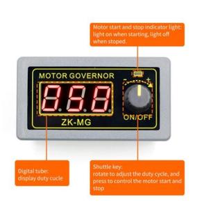 DC 5-30V 12v 24v 5A DC Motor Controller PWM Einstellbare Speed Digital display encoder duty verhältnis frequenz MAX15A - Product Image 3