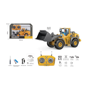 1:20 Scale Remote Alloy <strong>Model</strong> 9CH <strong>RC</strong> Dump Truck Hydraulic System 2.4GHz Lights Sound Mini Metal Mining Hobby Car Charging - Product Image 1