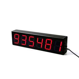 JDMS Series <strong>4</strong>&quot; 5&quot; Indoore 6 Digit Digital Counter Meter <strong>LED</strong> Watch Display Counter Large Display Digital <strong>Timer</strong> - Product Image 1