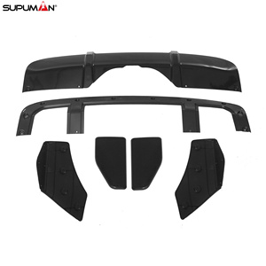 SPM Car Bodykit Rear Bumper Lip for BMW <strong>X5</strong> F15 Rear Diffuser Body <strong>Kit</strong> 2014-2018 Upgrade Sport Model ABS Material MP Style - Product Image 1