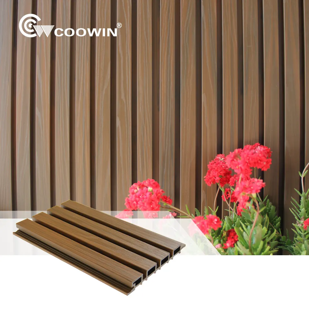 Coowin precio bajo para decoración de interiores y exteriores al por mayor revestimiento de pared de panel WPC de alta calidad