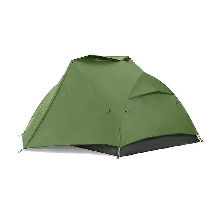 Harga Pabrik 2 Orang Ultralight Luar Tenda Camping Hiking Tenda Double-Layer Tenda Pantai