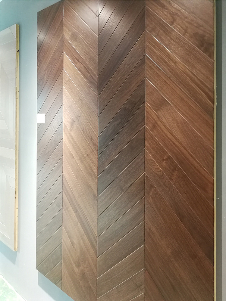 Couleur chocolat Chevron noyer