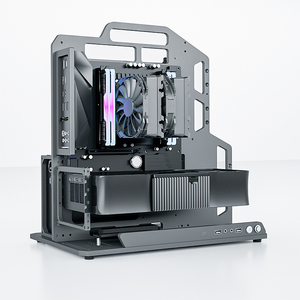 SocoolerカスタムDIY PCケースITXデザイン水冷サポートコンピュータアクセサリーキャビネットPCラックタイプ - Product Image 2