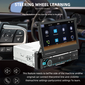7 \ "lettore MP5 Wireless per auto Android con controllo manuale Bluetooth/SD/RDS/USB/funzione rossa amplificatore per schermo LCD e caratteristiche RGB - Product Image 4