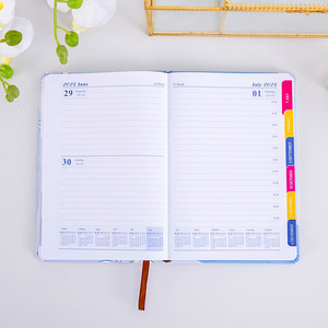 Agenda del taccuino con Logo personalizzato lista di cose da fare mensile non datata e libro settimanale del diario aziendale del Thread del Planner - Product Image 5