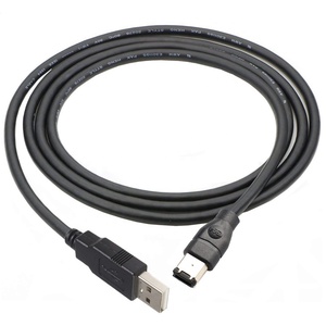 Firewire IEEE 1394 6针公到USB 2.0公适配器转换器电缆线，用于高清视频和音频传输 - Product Image 4