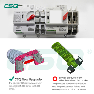 CSQ発電機自動転送スイッチ価格4P100Amp Ats4Pソーラー単相100Amp Ats220V3入力1出力 - Product Image 2