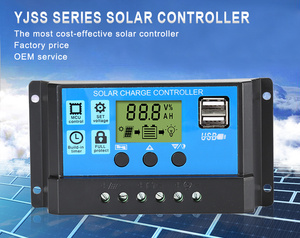Controlador de carga solar automático ELEGE 12V 24V 48V 10-60A Controlador de iluminación PWM de batería USB dual para sistema solar - Product Image 5