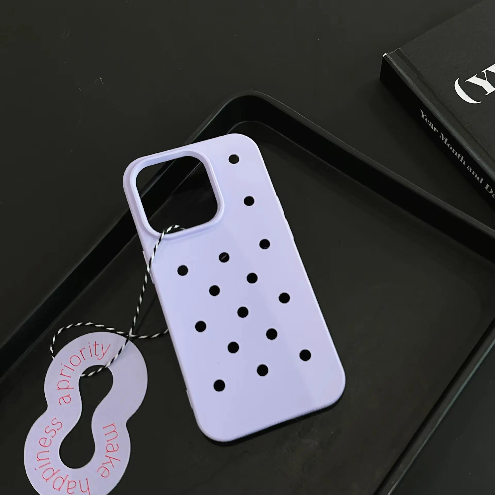 Funda de teléfono móvil impermeable de silicona a precio de fábrica con agujeros, funda de teléfono móvil DIY para iPhone 11 12 13 Pro Max