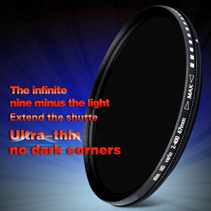 スリムNDフィルター77mm67mmカメラNDフィルター可変フロントレンズサイズ - Product Image 1