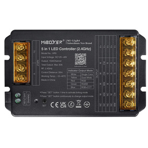 Controlador LED 5 en 1 Salida de 2,4G Max 30A Compatible con Tuya Smart App Control y DMX y Control de voz de terceros 5 Modo de salida - Product Image 1