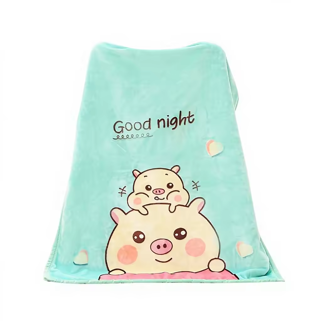 Cochon endormi vert