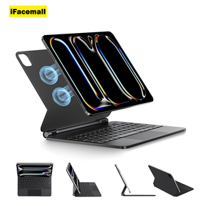 IFacemall, funda para teclado de tableta con idioma personalizado, retroiluminación colorida mágica inteligente para iPad Pro 11, teclado mágico para iPad Air M3 2025 - Product Image 2