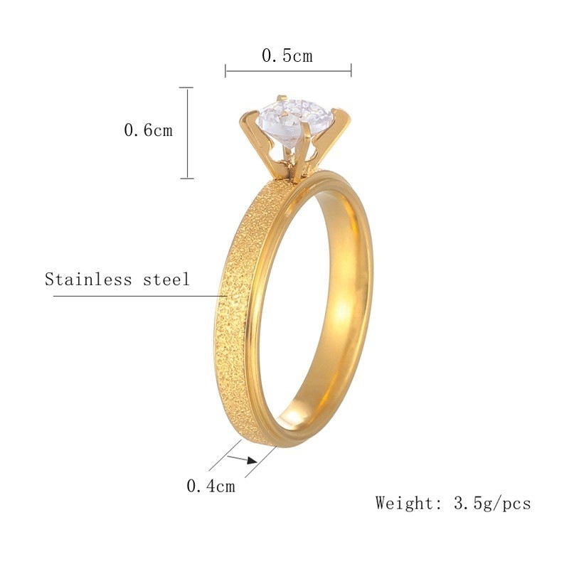 Oro - 4mm con diamantes