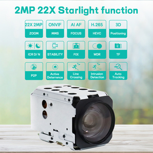 2MP optik Zoom 30fps 30fps POE çevre koruma izleme AI kenar Starlight 3D konumlandırma özel ağ kamerası modülü - Product Image 2