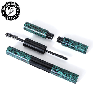 <strong>Double</strong> Brush Round <strong>4</strong>+4ml Private Label Eyelash Growth Serum Bottles Lipgloss <strong>Tube</strong> Containers Mascara <strong>Tubes</strong> Packaging Container