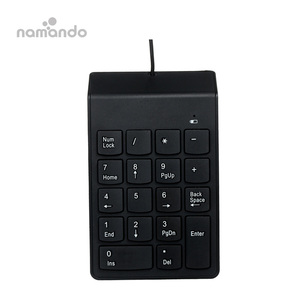 Wiredテンキー18キー番号キーボードDigital KeyboardためAccounting Teller Laptop Notebook Windows Tablets - Product Image 1