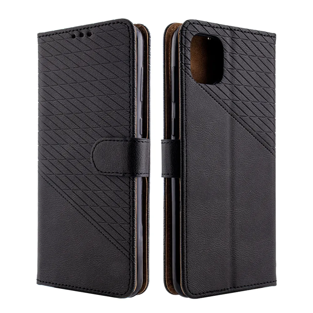 Para samsung galaxy A04 Business dos ranuras para tarjetas billetera de cuero kickstand funda para teléfono móvil