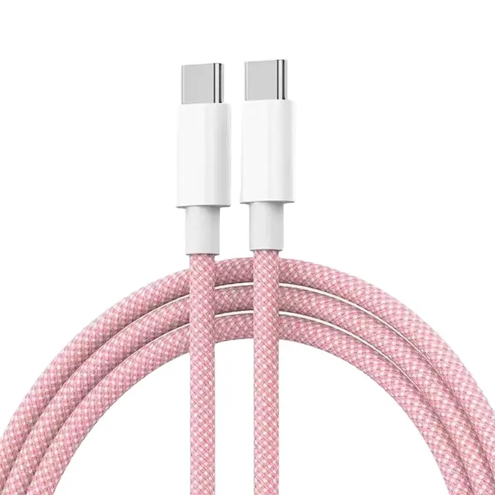 Type C To Type C PD 65w Fast Charging USB Data Cables 3 Meters TPE Mobile Phone Data Cable Iphone 15 15 Pro Customized