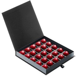 定制商标顶级卡哈斯Para Chocolates矩形小吃巧克力展示纸盒，带内盘 - Product Image 1