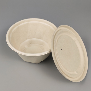 Biyobozunur tek kullanımlık Bagasse <span class=keywords><strong>12</strong></span> <span class=keywords><strong>oz</strong></span> şeker kamışı kase