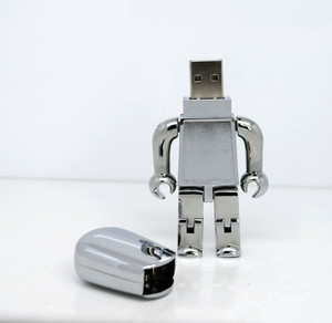 机器人 USB OEM 金属机器人 USB 闪存驱动器机器人 USB 棒 - Product Image 4
