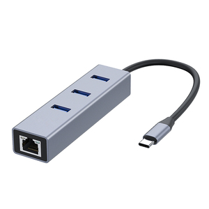 1000Mbps 3 port C tipi HUB USB 3.0 Rj45 Gigabit Ethernet adaptörü Tablet PC için dizüstü bilgisayar aksesuarları - Product Image 3
