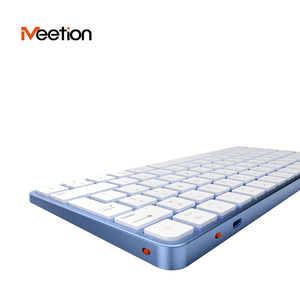 Meetion Ikey K210 Conexión de modo dual Teclado inalámbrico USB Bluetooth para iMac Laptop Computer Tablet-Multi-System Recargable