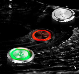 Interruptor de botón de metal de alta corriente con botón de inicio de encendido de luz botón de Reinicio autoblocante impermeable 22MM