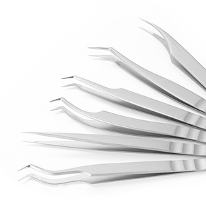 Grosir Set pinset Perpanjangan bulu mata bulu mata Vetus Volume kustom baja antikarat pinset LAS LAAH bulu mata - Product Image 1