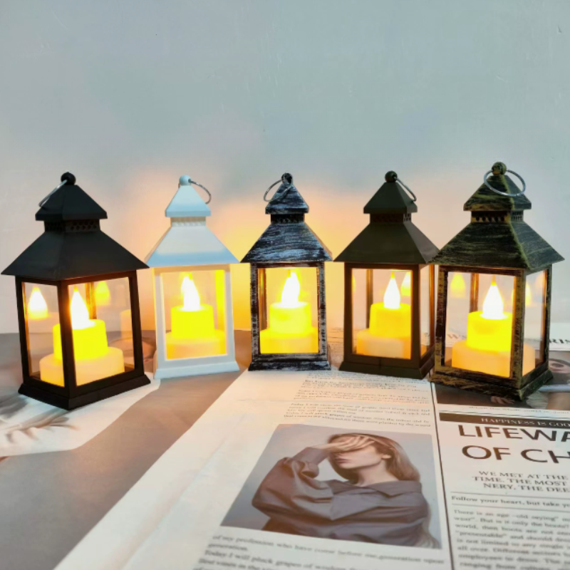 Style de lampe clignotante noire