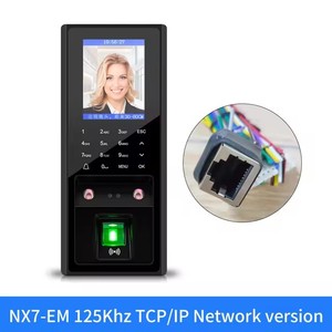 2,8 pulgadas LCD TCP/IP USB biométrico 3000 huella dactilar Dispositivo de Control DE ACCESO facial Sistema Soporte 125Khz tarjeta RFID máquina de asistencia