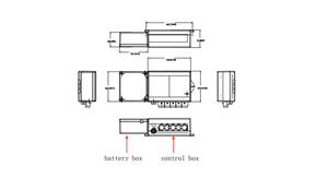 JS35KC Motor Controller Wire Connection Box 5 Connector Function Control Box for Linear Actuator - Product Image 4