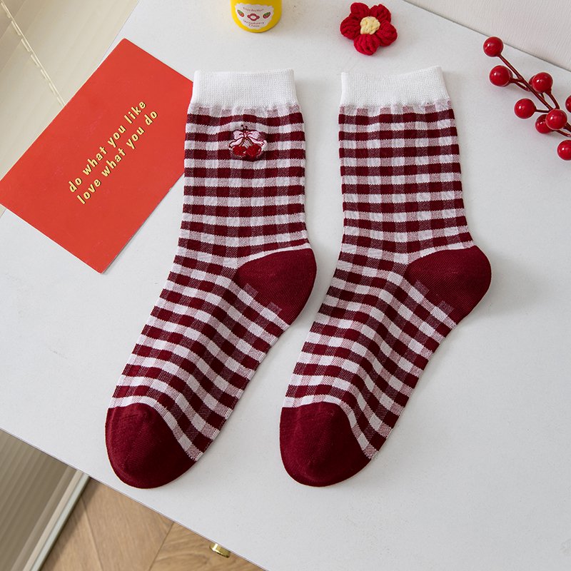Red checkered